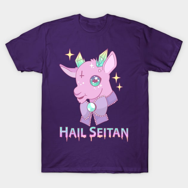 Hail Seitan T-Shirt by BubblegumGoat